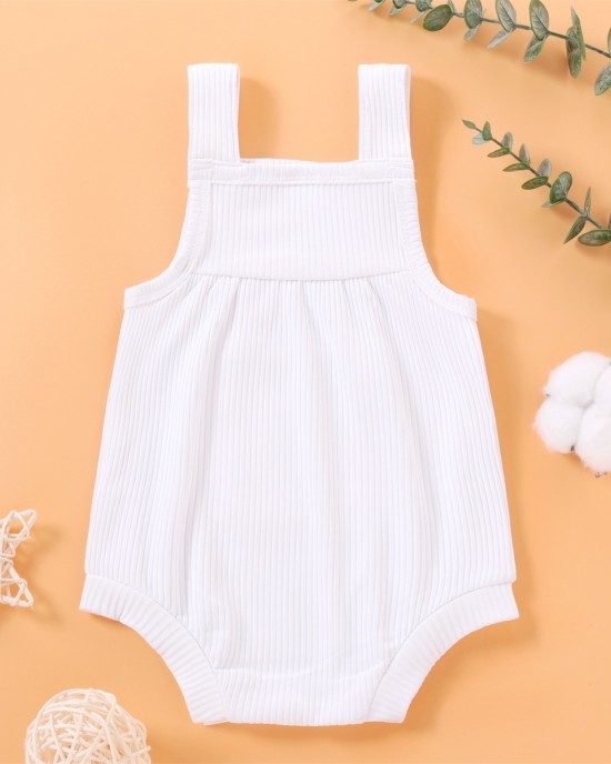 【0M-18M】Baby Cute Big Pocket Romper