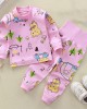 【9M-5Y】Kids Cartoon Print Home Suit