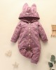 【0M-12M】Baby Cute Hooded Romper