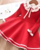 【3Y-13Y】Girls Cute Bow Sweater Dress - 33231