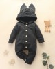 【0M-12M】Baby Cute Hooded Romper