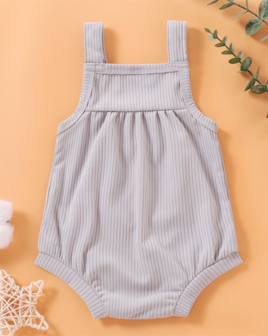 【0M-18M】Baby Cute Big Pocket Romper