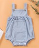 【0M-18M】Baby Cute Big Pocket Romper