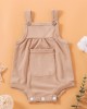 【0M-18M】Baby Cute Big Pocket Romper