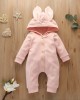 【0M-12M】Baby Cute Hooded Romper