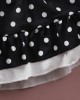 【0M-18M】Cute Cartoon And Polka Dot Print Round Neck Short Sleeve Dress