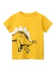 【18M-9Y】Boy Cotton Dinosaur Print Short Sleeve Tee