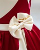 【3M-3Y】Girls Sweet Bowknot Sleeveless Back Princess Dress