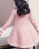 【3Y-13Y】Girls Cute Bow Sweater Dress - 33231