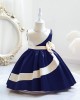 【3M-3Y】Girls Sweet Bowknot Sleeveless Back Princess Dress