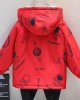 【2Y-10Y】Boys Casual Cartoon Astronaut Print Thickened Fleece Hooded Jacket