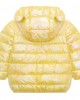 【12M-5Y】Kids Casual Solid Color Thickened Quilted Hooded Jacket