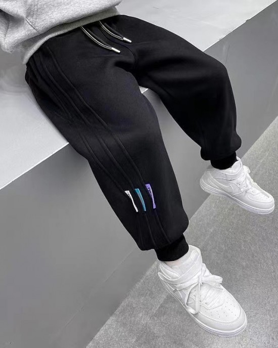 【3Y-13Y】Boys Fashion Striped Casual Pants