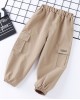 【12M-10Y】Boys Casual Solid Color Pocket Pants