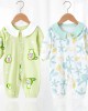 【6M-24M】Baby Cute Cartoon Print Long-sleeved Romper