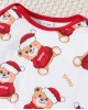 【0M-18M】Unisex Baby Cute Christmas Print Long Sleeve Romper