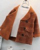 【18M-12Y】Boys Casual Thick Fleece Plaid Jacket