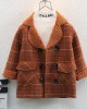 【18M-12Y】Boys Casual Thick Fleece Plaid Jacket