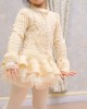 【2Y-8Y】Girl Sweet Long Sleeve Sweater - 33250