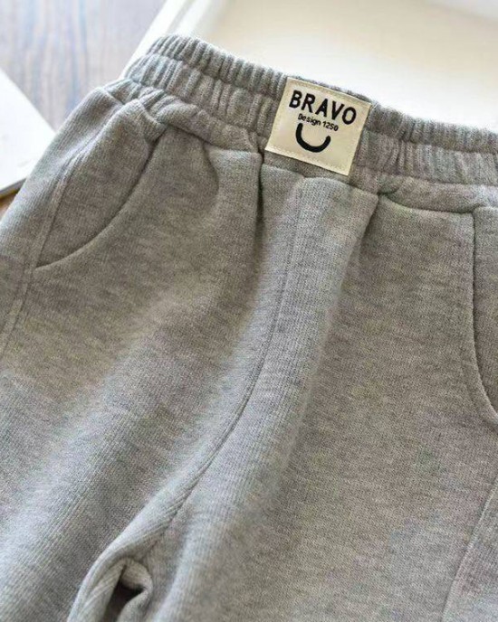 【18M-6Y】Kids Casual Solid Color Sweatpants Comfortable Pants