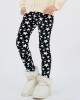 【3Y-12Y】Girls Stylish Leopard And Flowers And Cartoon Print Thickened Fleece Leggings