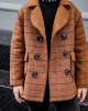 【18M-12Y】Boys Casual Thick Fleece Plaid Jacket