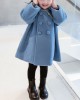 【18M-9Y】Girls Fashion Lapel Breasted Coat - 3171