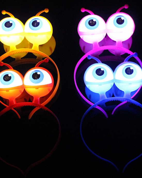 Kids Halloween LED Luminous Eyes Hair Band