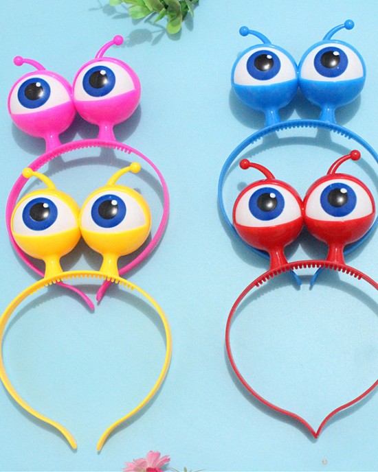 Kids Halloween LED Luminous Eyes Hair Band