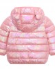 【12M-5Y】Kids Casual Solid Color Thickened Quilted Hooded Jacket