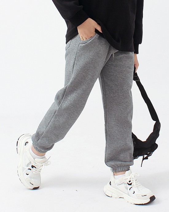 【4Y-12Y】Kids Casual Solid Color Comfortable Sweatpants