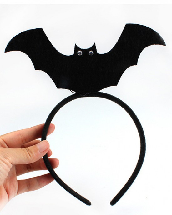 Kids Halloween LED Luminous Bat Hair Band