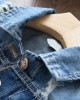 【18M-11Y】Boys Fashion Excavator Print Blue Denim Jacket - 3142