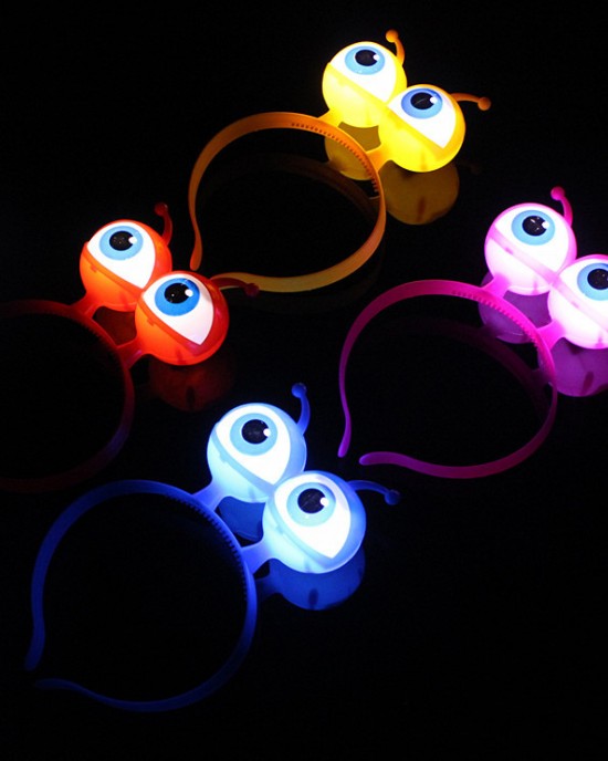 Kids Halloween LED Luminous Eyes Hair Band