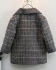 【18M-12Y】Boys Casual Thick Fleece Plaid Jacket