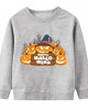 【2Y-9Y】Kids Luminous Halloween Pumpkin Print Round Neck Long Sleeve Sweatshirt