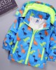 【2Y-6Y】Boy Casual Cartoon Dinosaur Print Hooded Jacket