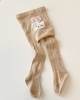 Girl Cute Cotton High Stretch Rabbit Jacquard Anti-pilling Tights