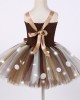 【2Y-9Y】2-piece Girl LED Halloween Cosplay Fawn Glow Dress