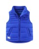 【3Y-10Y】Unisex Solid Color Quilted Cotton Keep Warm High Neck Vest Coat