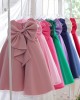 【2Y-8Y】Girl Elegant Solid Color Puffy Mesh Formal Dress