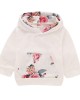 【9M-7Y】Girl 3-piece Floral Hooded Sweatshirt And Pants Set With Headband - 34166