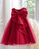 【2Y-8Y】Girl Elegant Solid Color Puffy Mesh Formal Dress