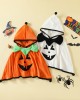 【12M-5Y】Unisex Cute Halloween Embroidered Colorblock Hooded Cape