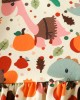 【9M-4Y】Girl Cute Thanksgiving Cartoon Pumpkin Print Long Sleeve Dress