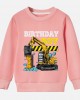 【12M-9Y】Boy Cotton Stain Resistant Excavator Print Long Sleeve Sweatshirt