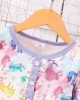 【2Y-7Y】Girl Casual Colorful Cartoon Animal Unicorn Floral Print Long Sleeve Dress