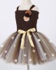 【2Y-9Y】2-piece Girl LED Halloween Cosplay Fawn Glow Dress