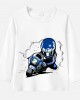 【12M-9Y】Boy Motorbikes Print Cotton Stain Resistant Long Sleeve T-shirt