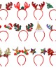 Kids Christmas Santa Claus Christmas Tree Snowman Deer Bear Party Headband